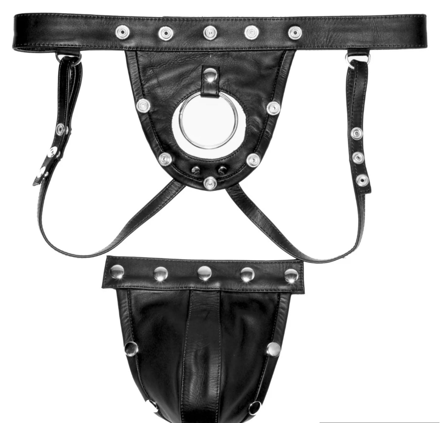 PRL033 Leather Jock Strap