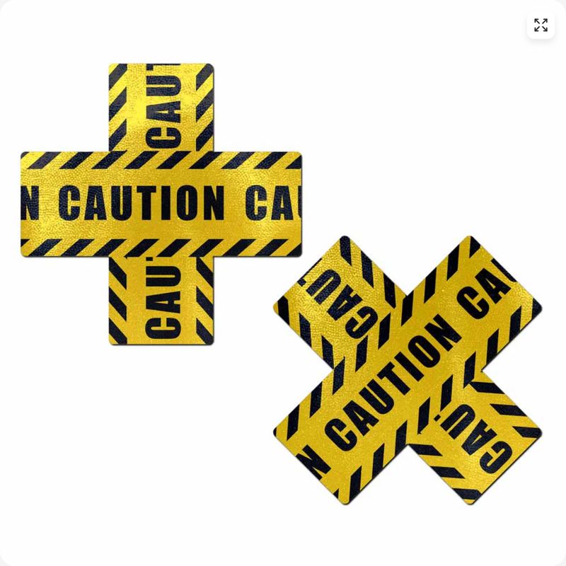 PTPLS-CTN Caution Tape Pasties