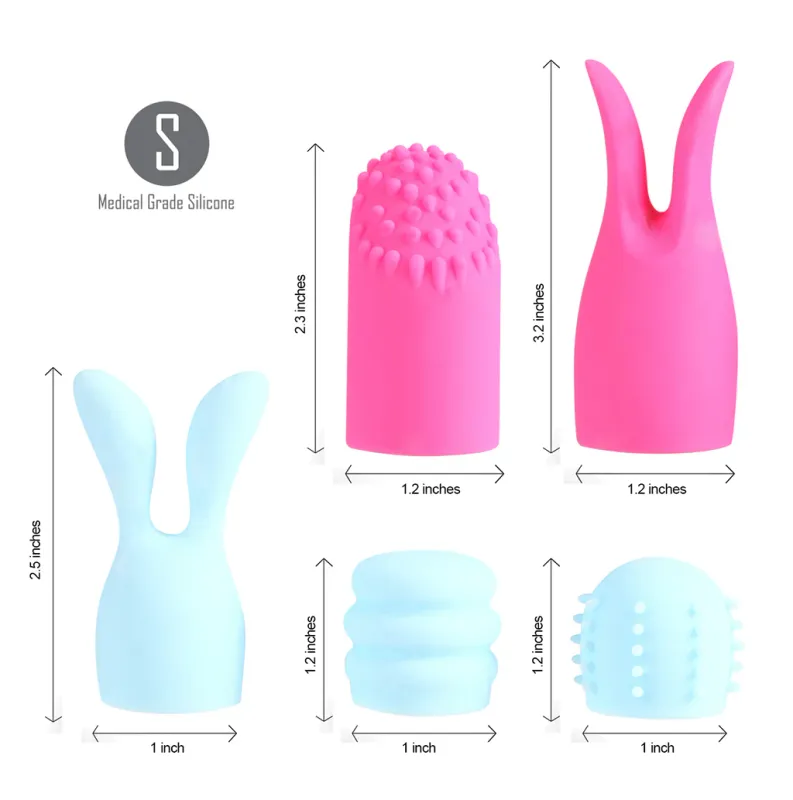 MA336 Quinn Silicone Attachments 5 Piece