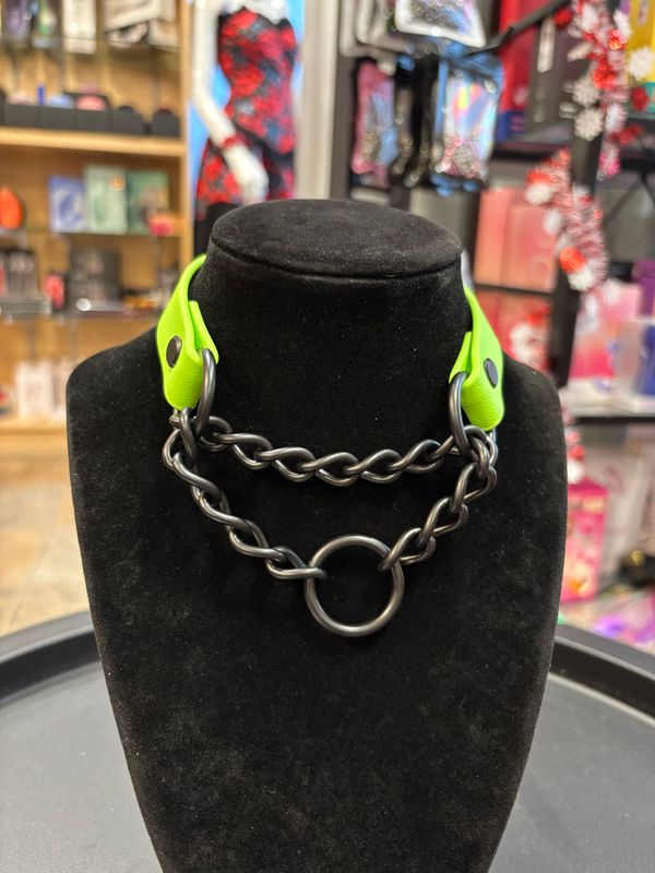 3/4in Bio Martingale Lime/Black Round