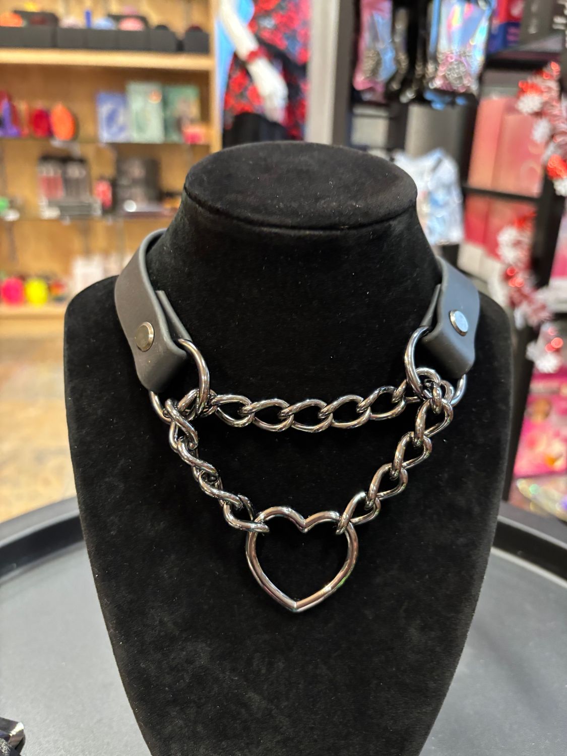 3/4in Bio Martingale Black/Black Heart