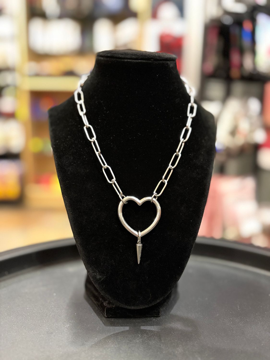 Day Collar Silver Heart