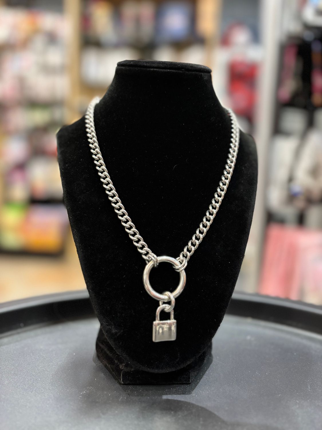 Day Collar Silver Round/Lock