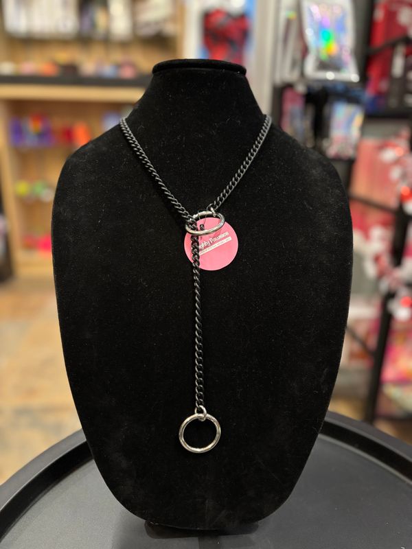 Slip Chain Black/Silver Round