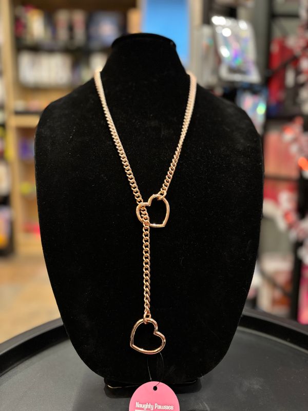 Slip Chain RoseGold Heart