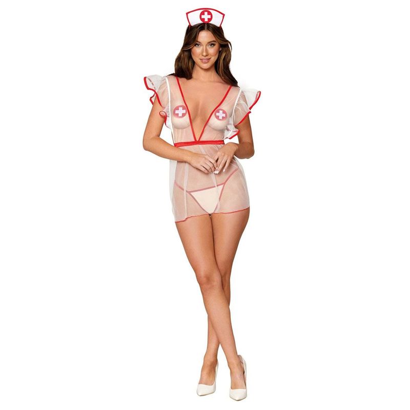 DG12916 Sheer Nurse Apron