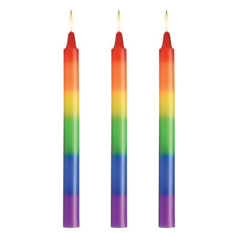 XR-AH696 Rainbow Drip Candles