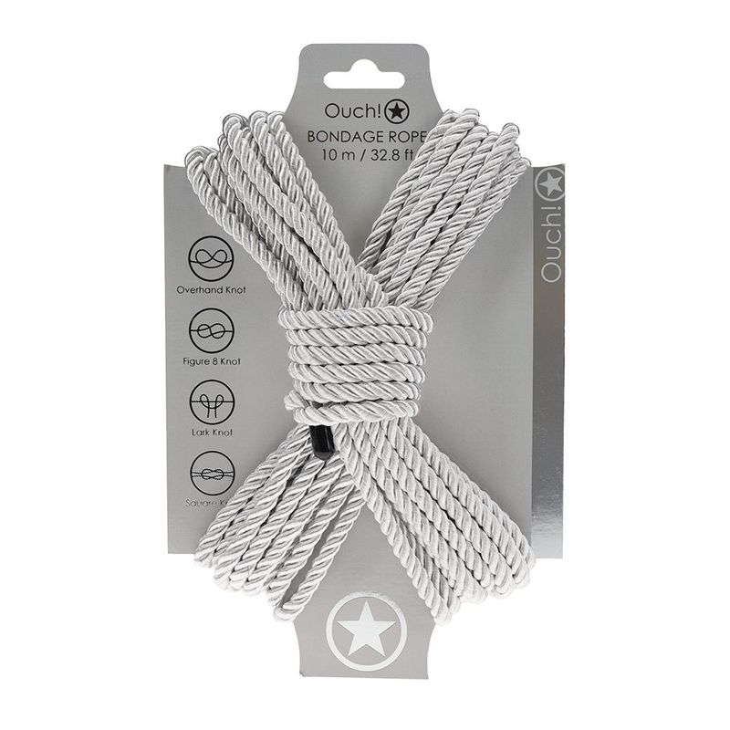 ST1530 Bondage Rope Silver 10m