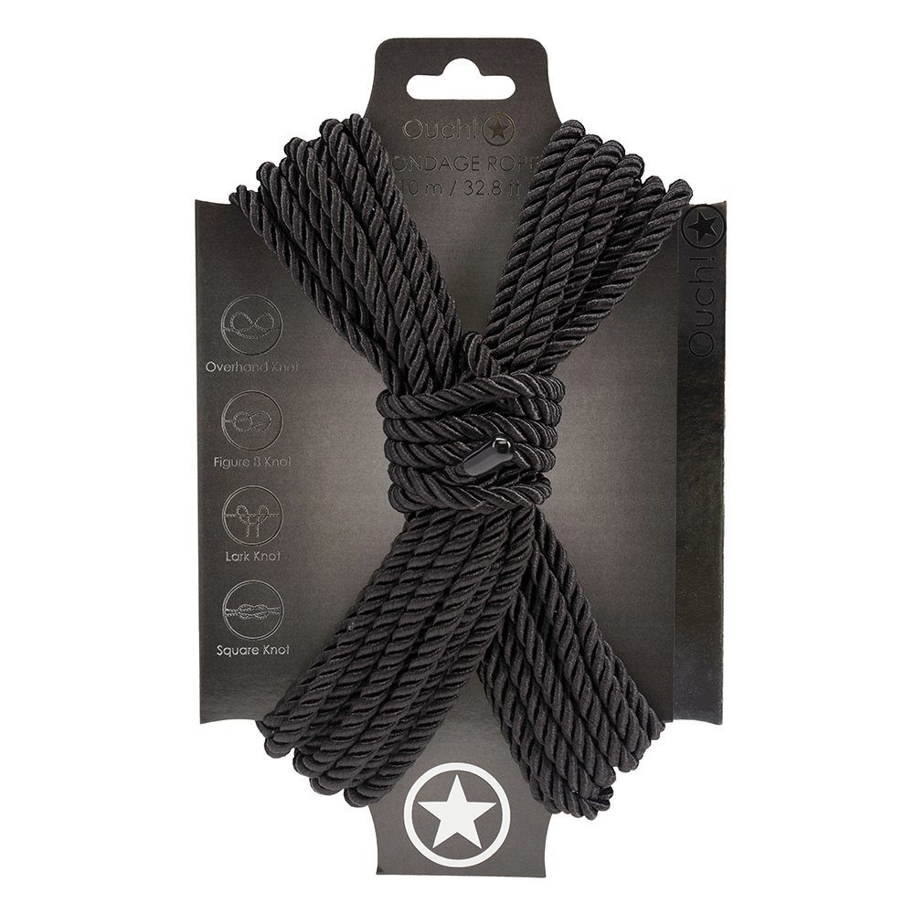 ST1520 Bondage Rope Black 10m