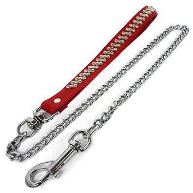 5822 3 Spot Leash Red