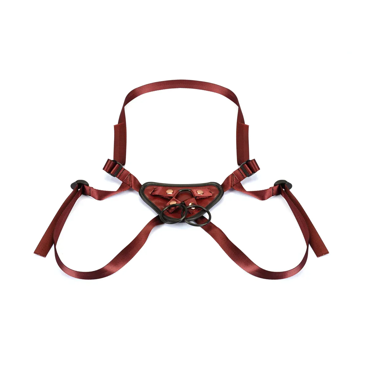 SO-81245BG Wine Red Strap-on Harness