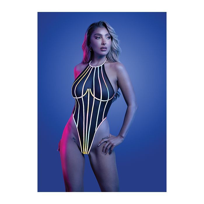 FTGL2542 Glow Halter Teddy