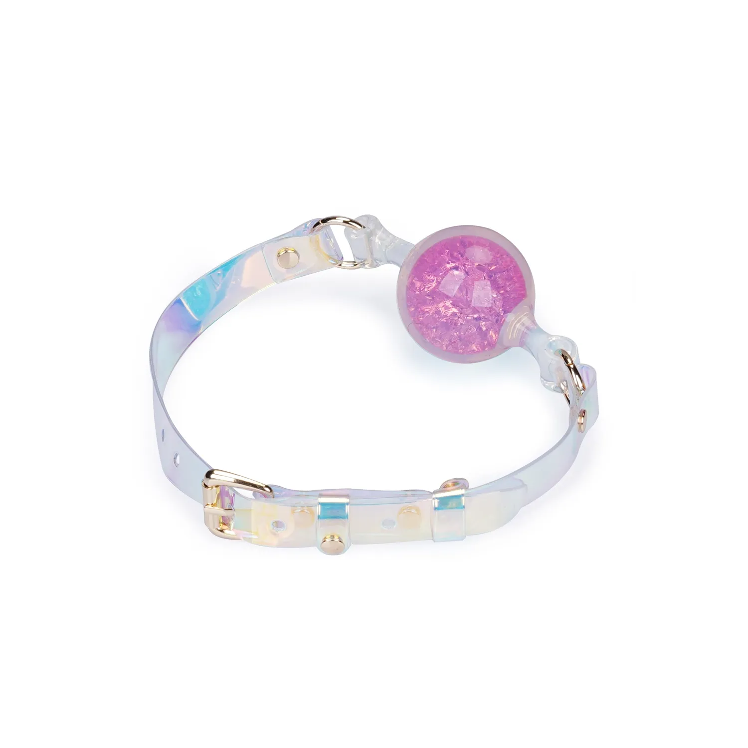 GA-81485 Crystal Ball Gag Pink Small