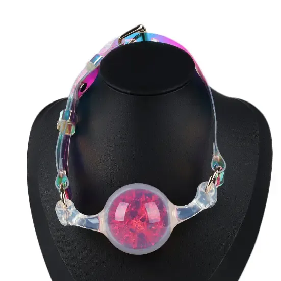 GA-81495 Crystal Ball Gag Red Large
