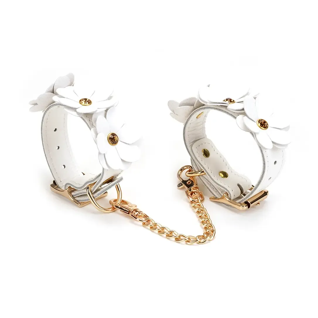 HC-80552 White Flower Handcuffs