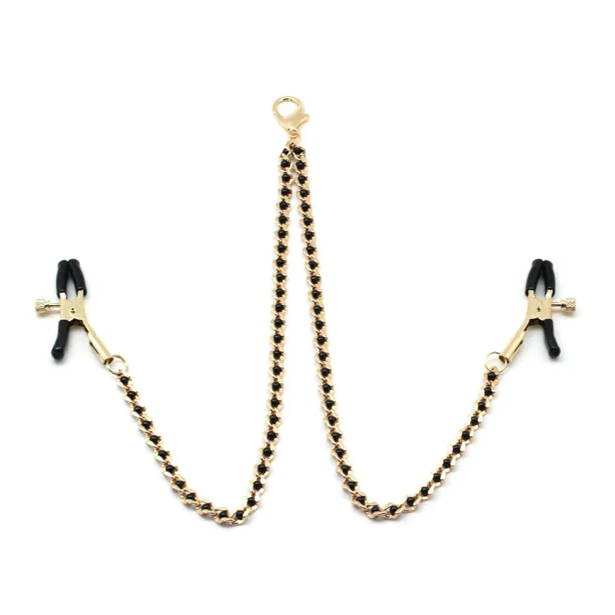 NC-1007 Gold Beaded Clamps