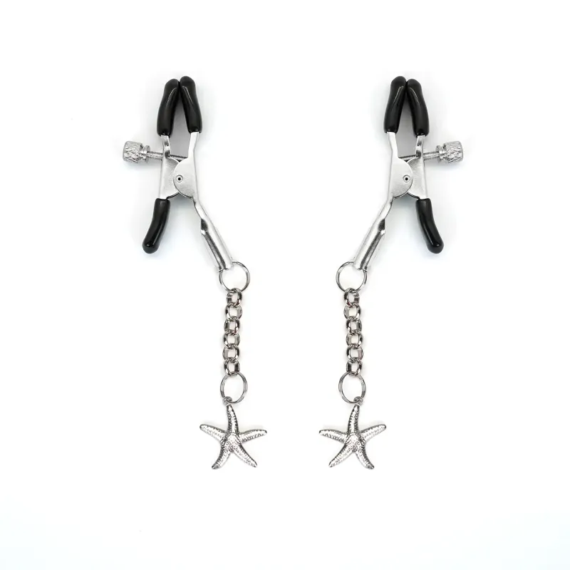 NC-80398 Silver Starfish Clamps