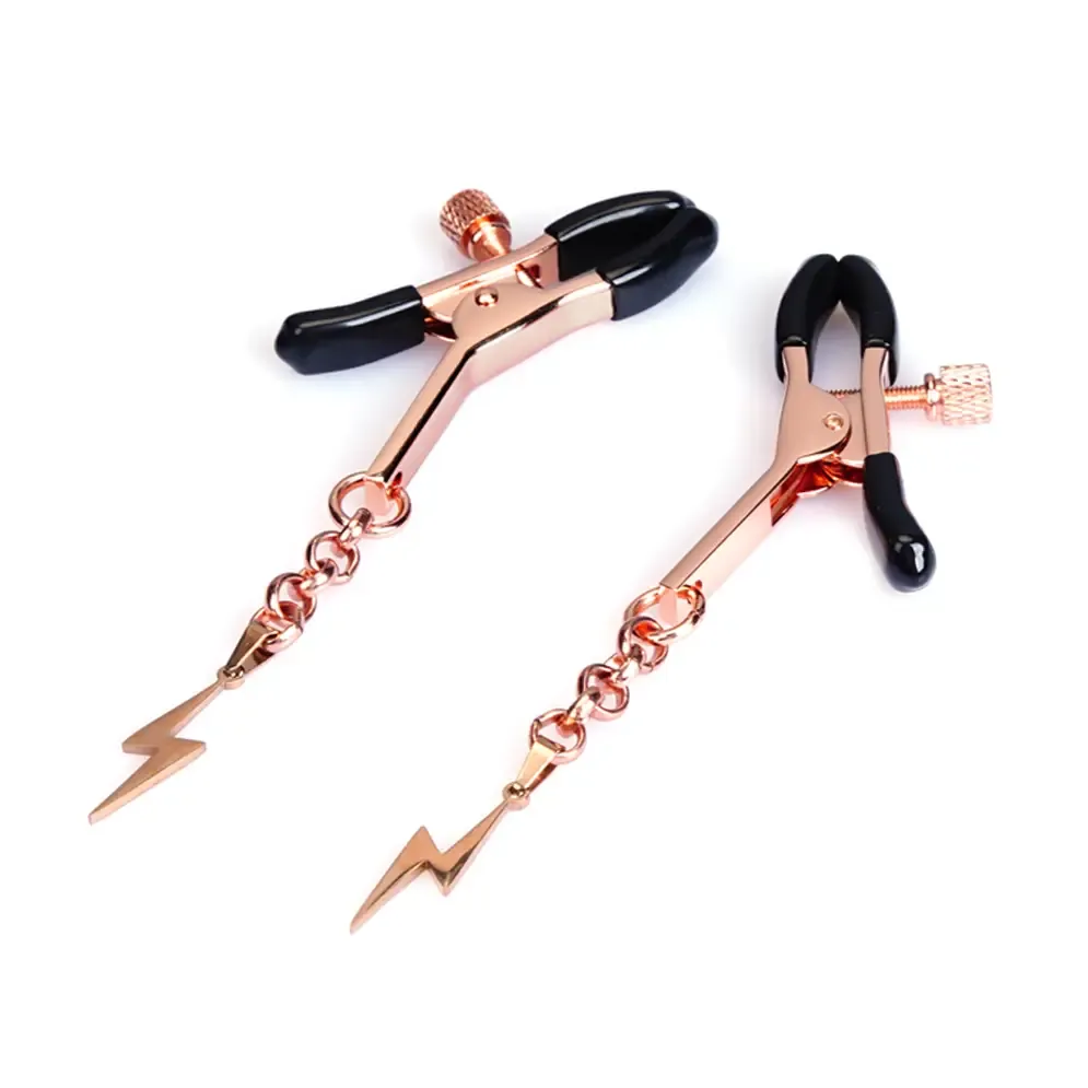 NC-81685 Zinc Clamps RoseGold Lightning