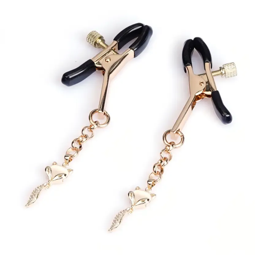 NC-81694 Zinc Nip Clamps Gold Fox