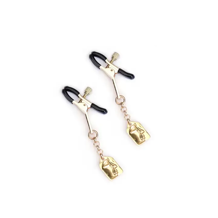 NC-81689 Zinc Nip Clamps Gold Face