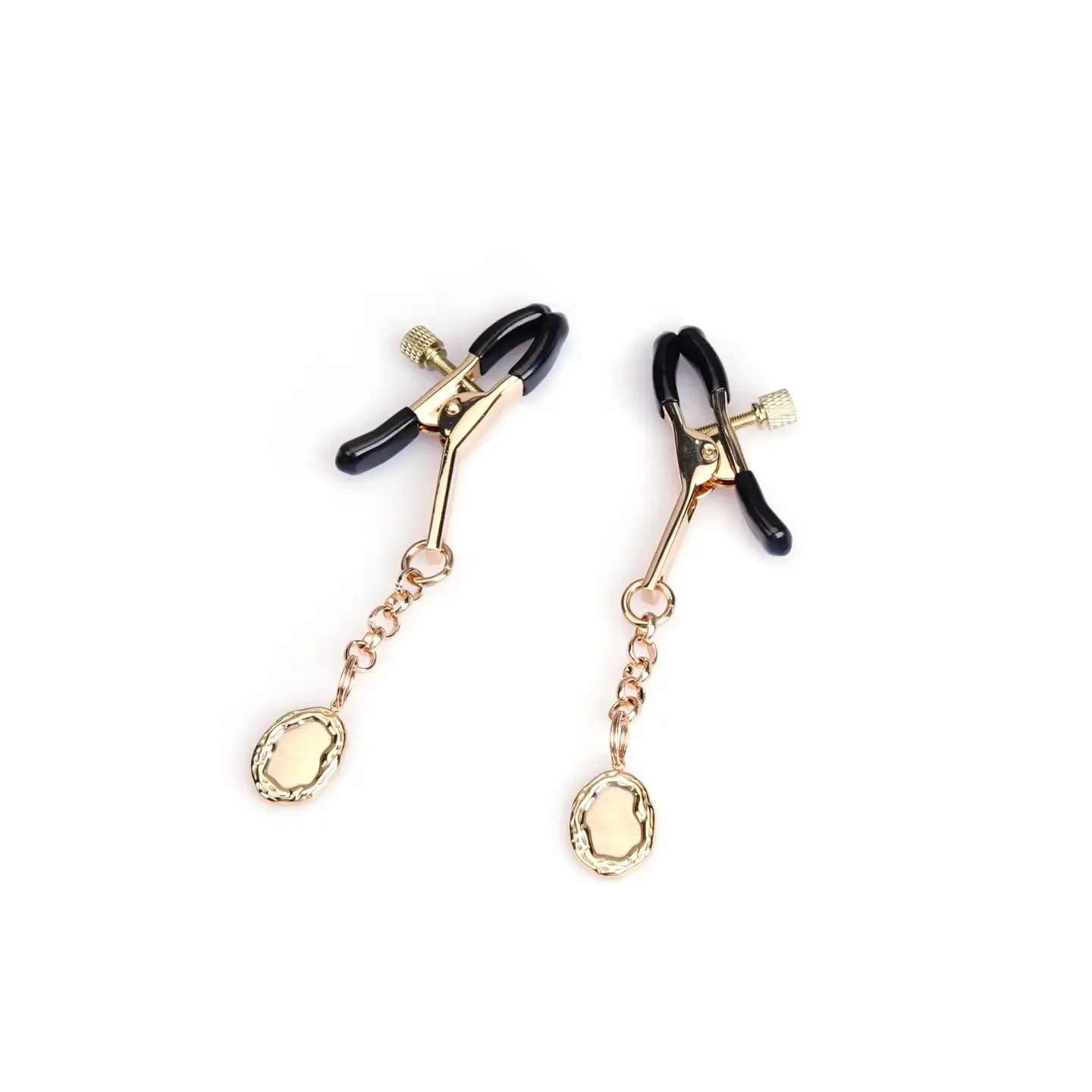 NC-81690 Zinc Nip Clamps Gold Round