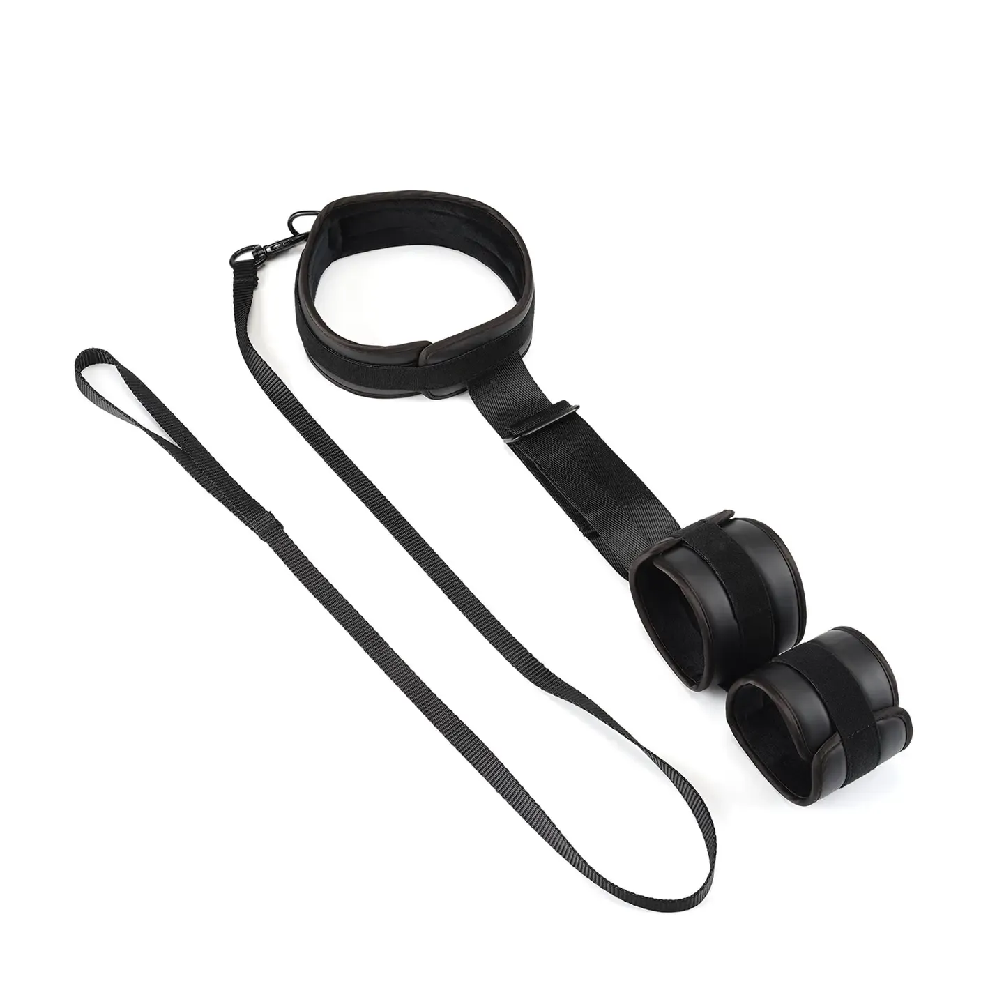 ST-80204 Vegan Fetish Wrist/Collar Back Restraint