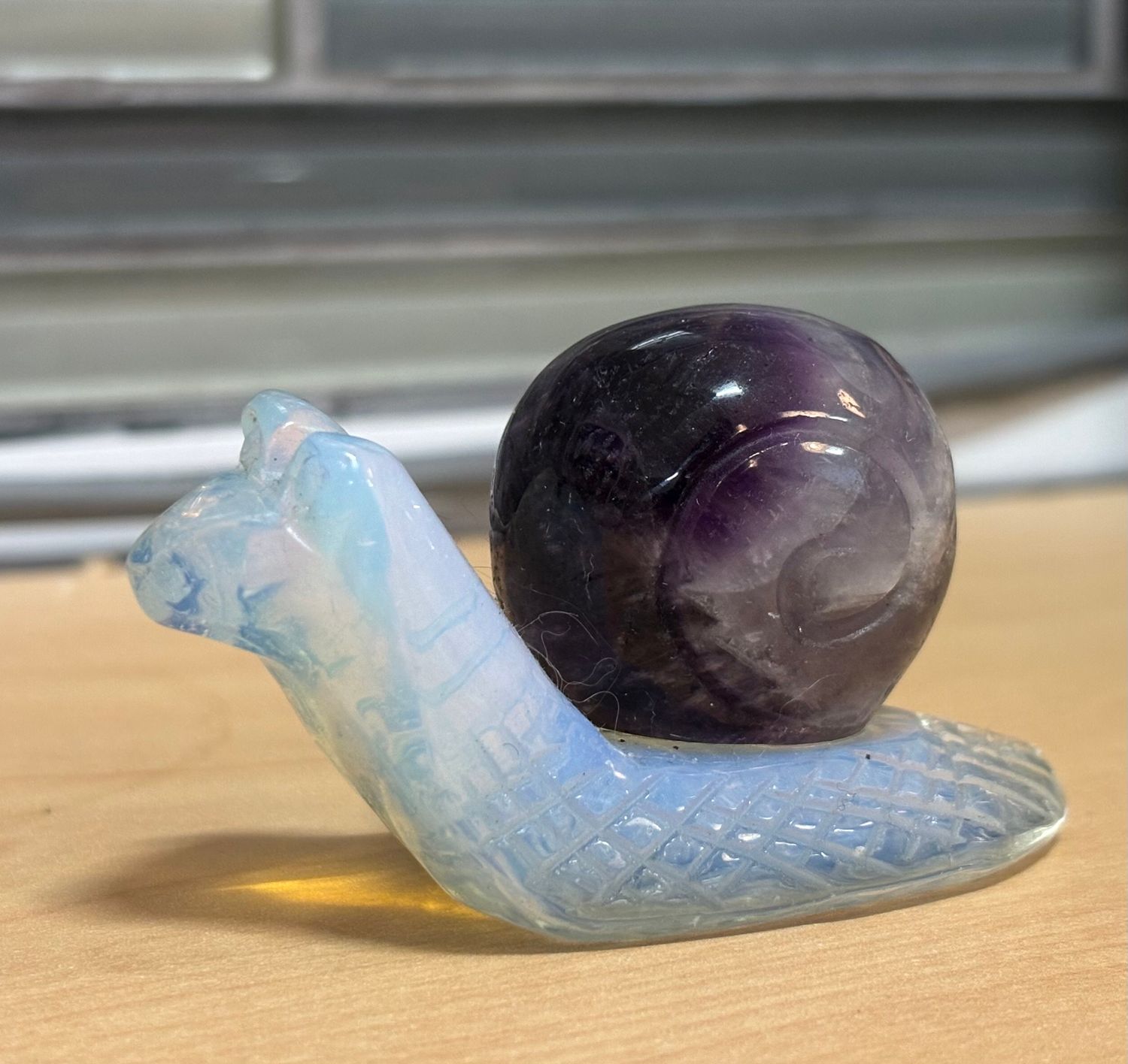 Amethyst/Opalite Snail