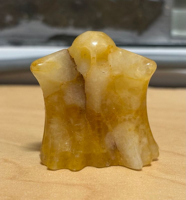 Yellow Calcite Ghost
