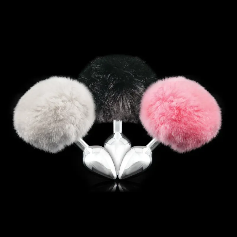 3071 Rabbit Tail Butt Plug
