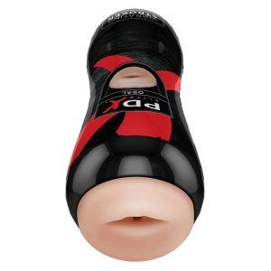 RD523 Elite Vibrating Oral Stroker, Color: Black