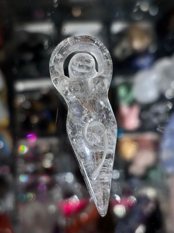 Clear Quartz Pointy Goddess