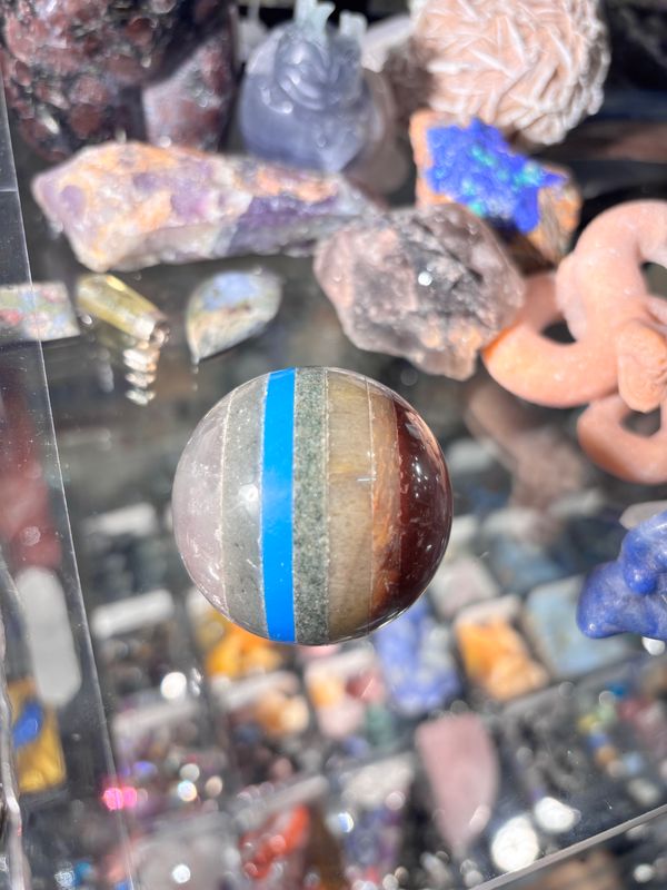 Chakra Stone Layer Sphere