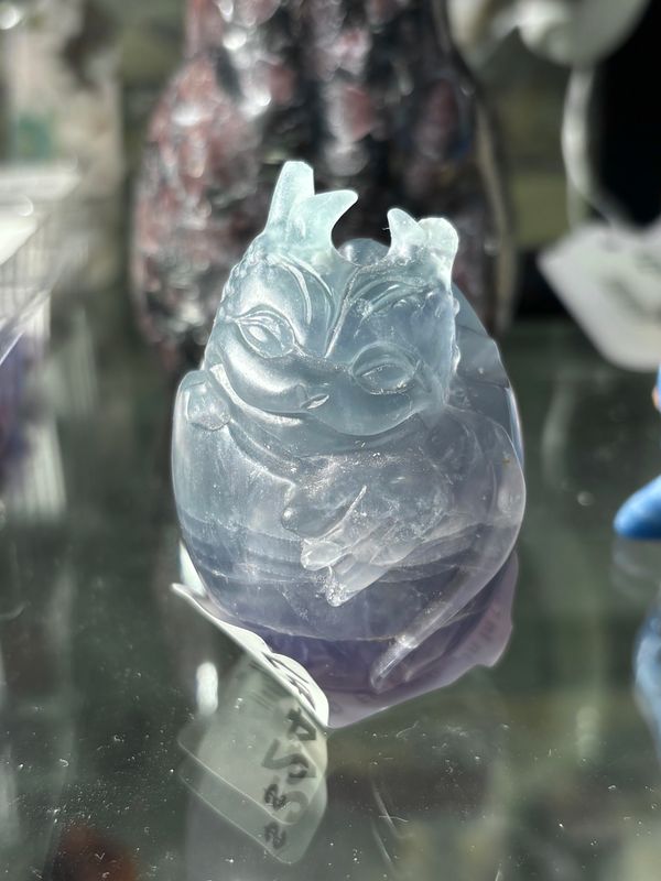 Fluorite Dragon In Egg