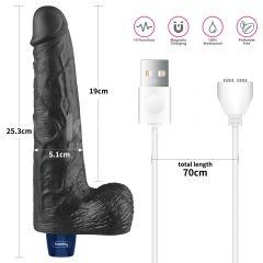 LV330223 Softee Rechargable Dildo 10"