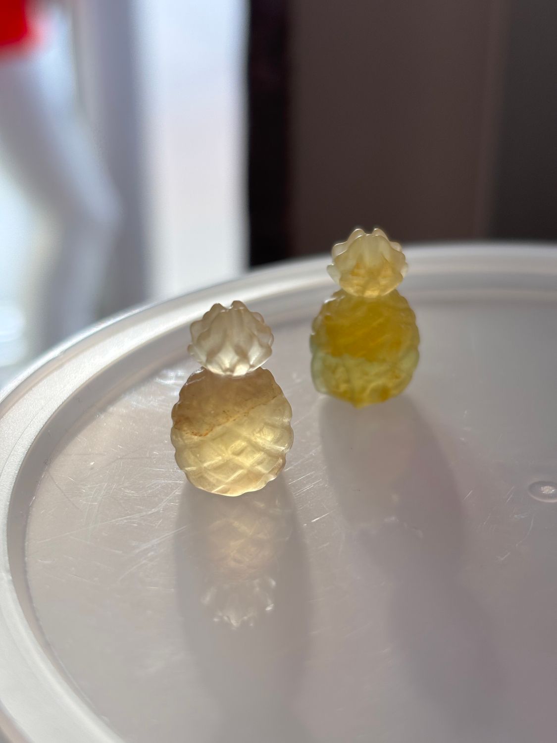 Mini Yellow Fluorite Pineapple