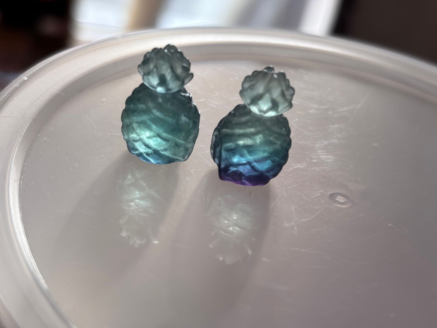 Mini Green Fluorite Pineapple