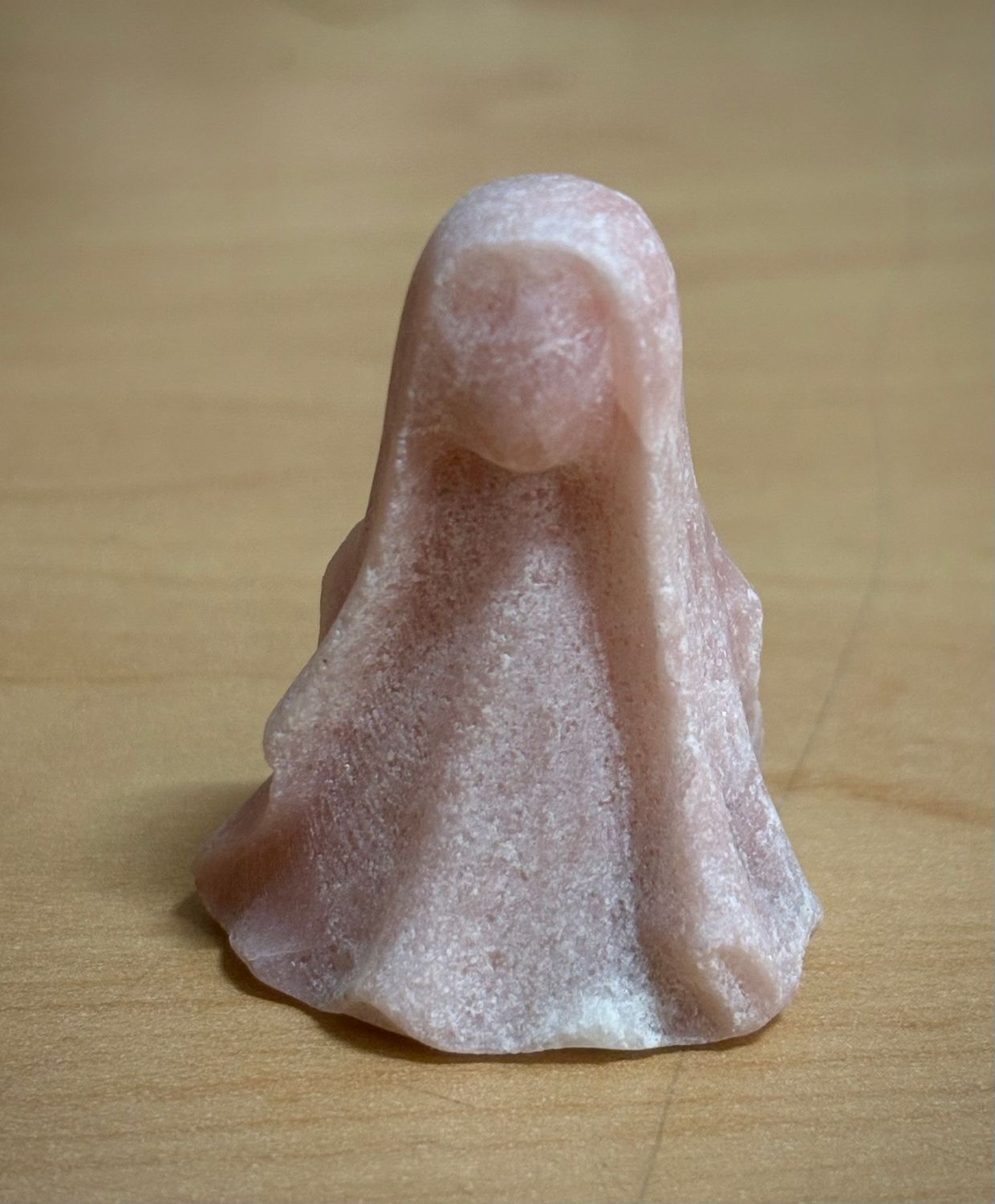 Pink Opal Spirit Carving