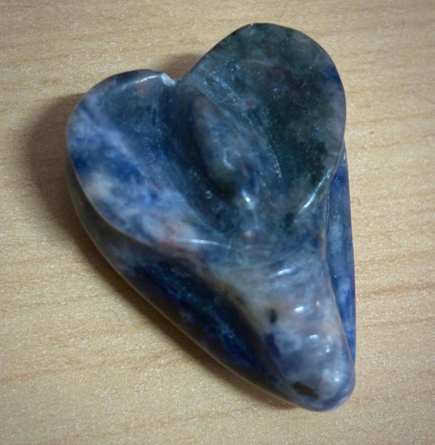 Mini Blue Aventurine Vulva