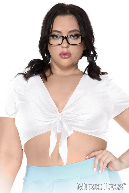 ML25076Q Tie Front Top