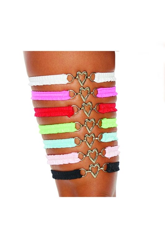 BS550 Garter w/Hearts