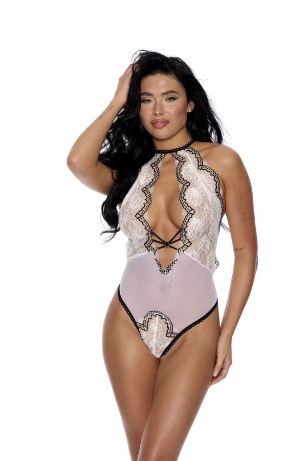 SS1465 Stretch Lace Teddy
