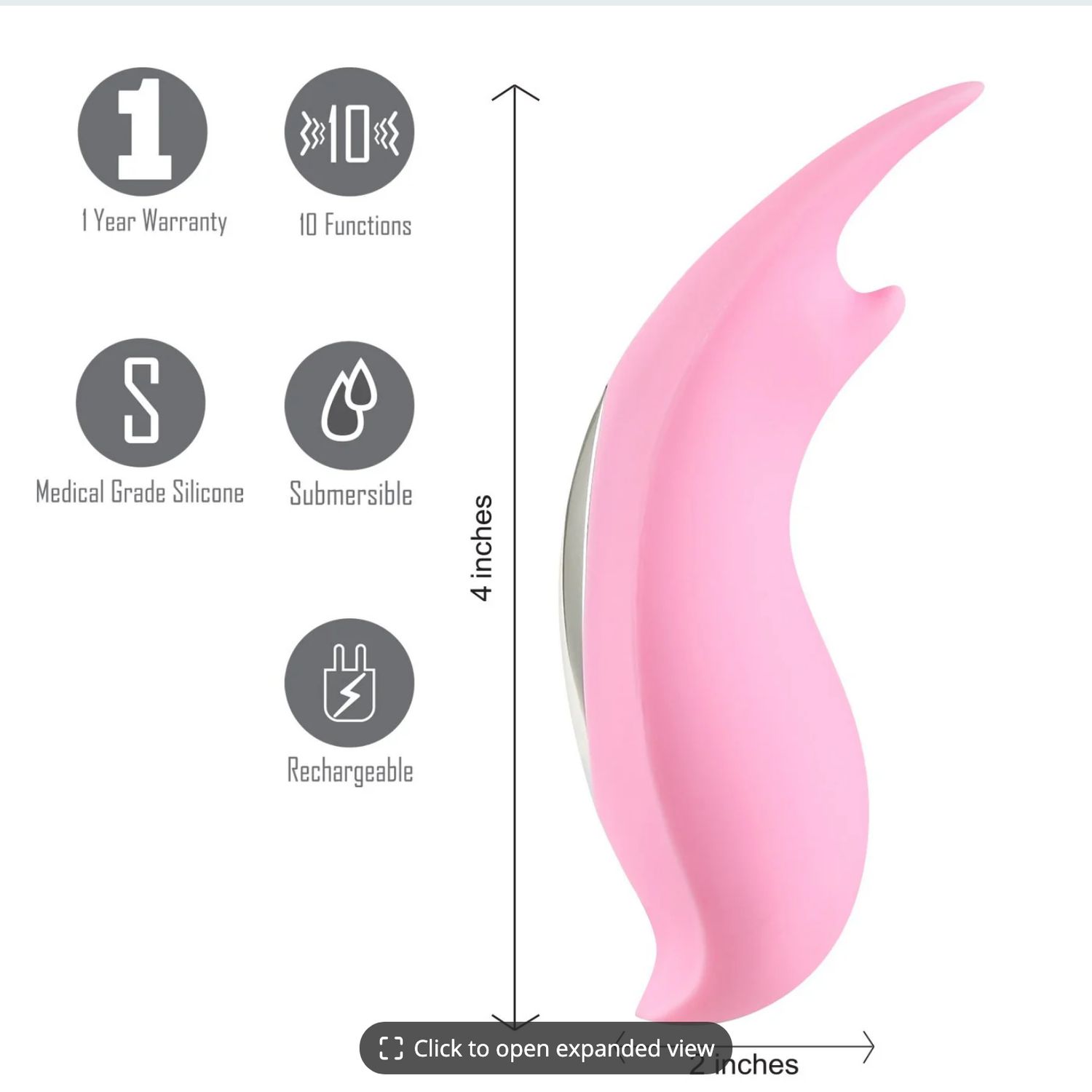 MA17-002 Sera Lay On Vibrator Pink