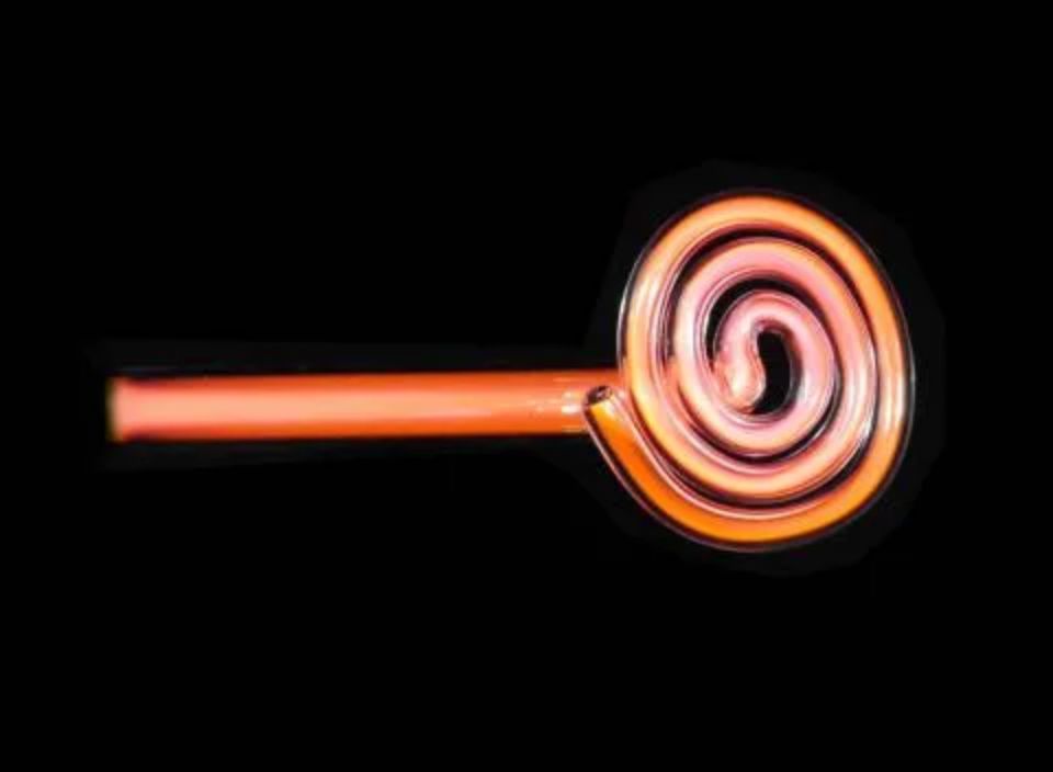 Orange Spiral Electrode