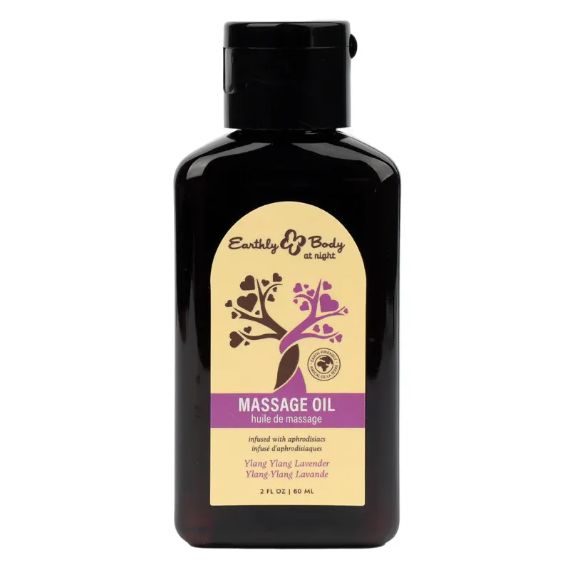 EB952 Hemp Seed Massage Oil Ylang Lavender 2 oz