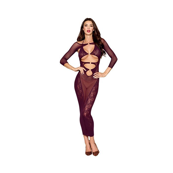 DG0523 Gown w/Shrug Cherry O/S