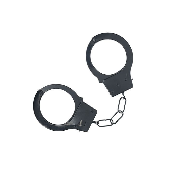 SHTOU1048 Classic Metal Handcuffs Black