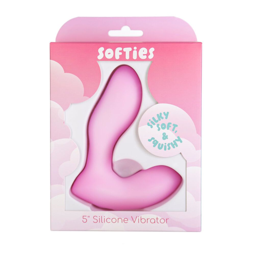 BM38629 Softies Silicone Vibe 5" Pink