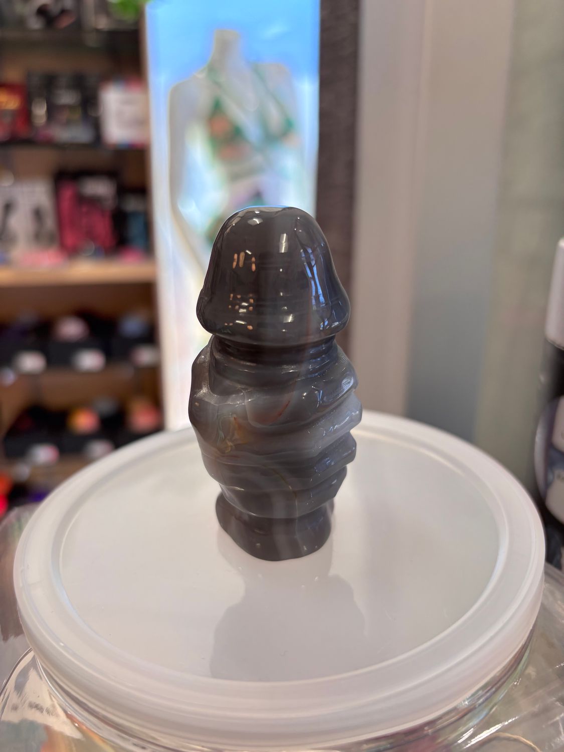 Penis W/ Hand Orca Agate