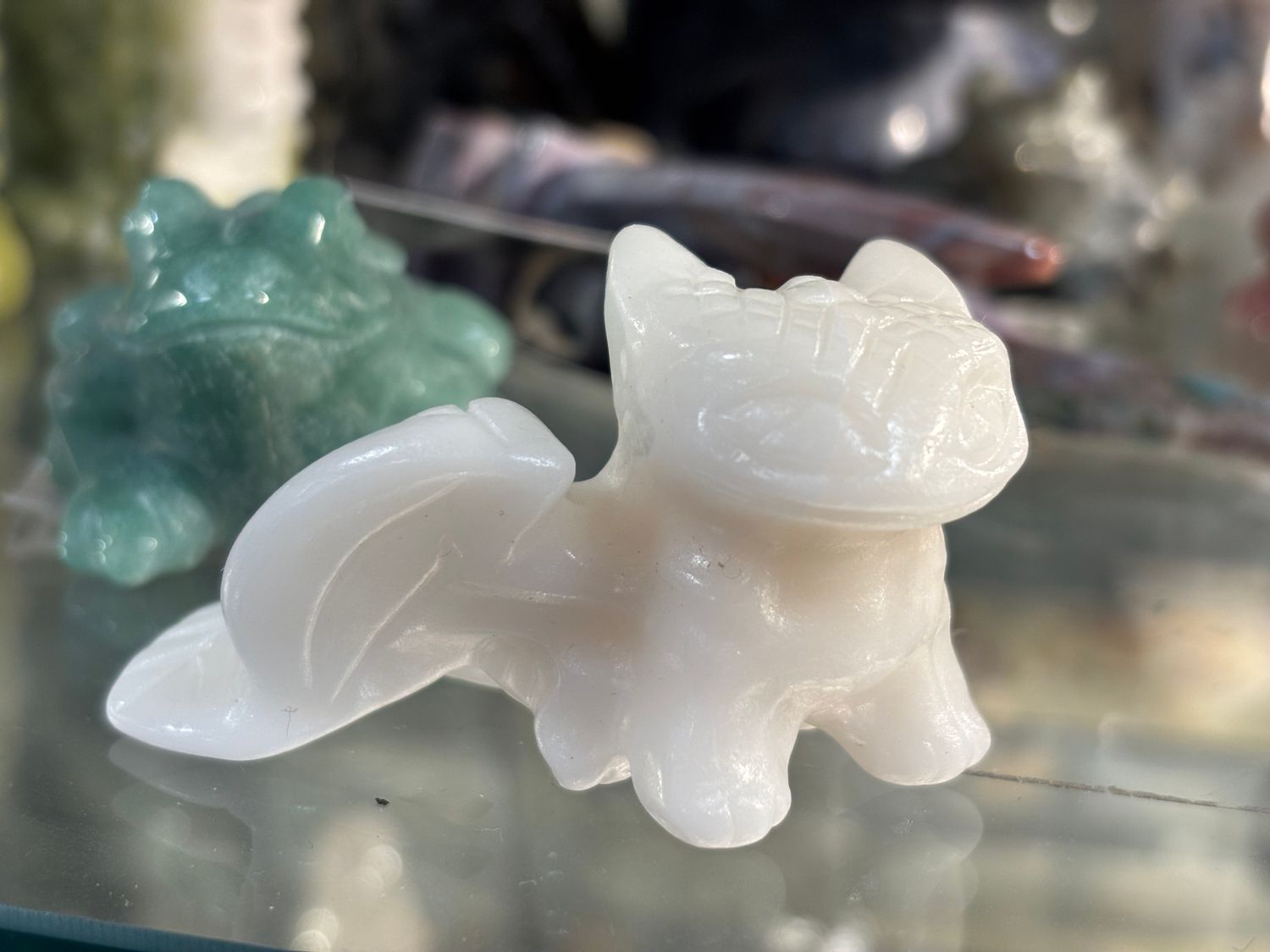 White Jade Nightfury Carving
