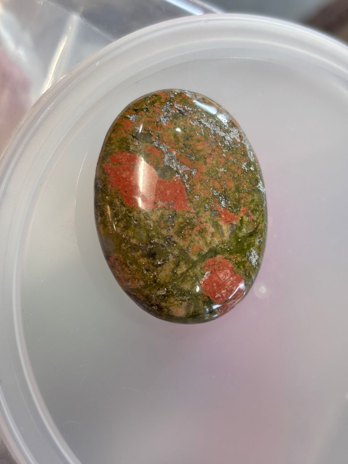 Unakite Palmstone
